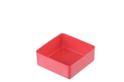 Insert box 54x54x23 mm red, PS