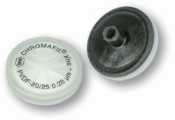 Syringe filter CHROMAFIL&reg;, Polyvinylidenfluoride (PVDF), with glass fibre prefilter