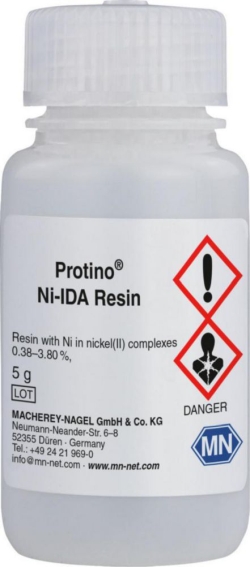 Protino Ni-IDA Resin (30 g) 30 g Protino Ni-IDA Resin for the purification of His-tag proteins, User Manual, Pack of 30 g