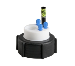 SafetyWasteCap S51, 3x3.2mm OD, with earthing connector