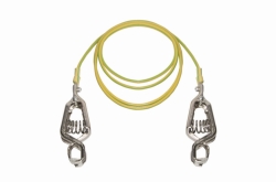 Earthing cable, 2 grippers L=2m