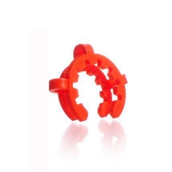 KECK clamp, NS 34.5, orange POM, for conical joints