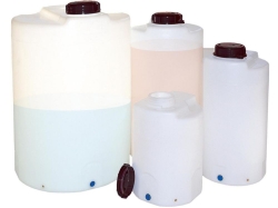[EN]: Mixed container 500 ltr., LDPE with crew cap, scale gradation 50 ltr.