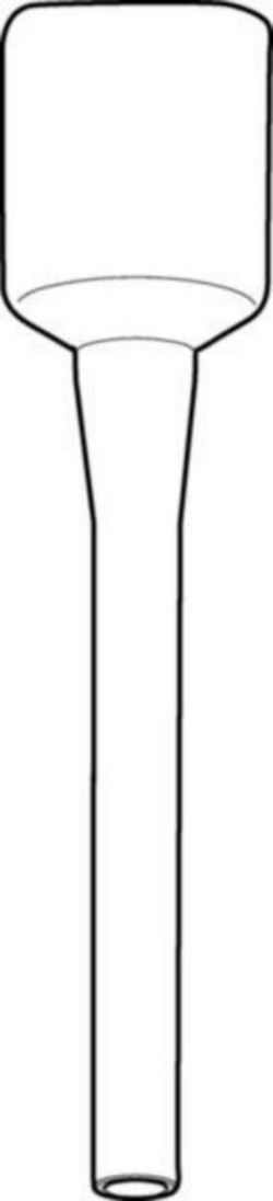 Eppendorf Reference 2 Ejector sleeve, fixed, 1 &mu;L, color code: dark gray