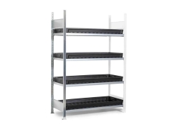 [EN]: Hazardous goods shelving type RSW with 4 trays (36 ltr.) 1310x640x2000