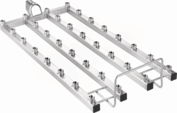 [EN]: Module/Laboratory glass 4x8, A 302/2 57mmx60mm, stainless steel