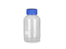 Bottle 2L glass, with cap unmachined (w/o filter, connection for hose, blind plug)