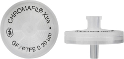 CHROMAFIL Xtra disposable filter GF-PTFE-20/25 Hydrophilic polytetrafluoroethylene 0.20 &mu;m, 25 mm colourless PP-case, labelled,