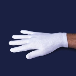[EN]: Protection gloves white, 260 mm long