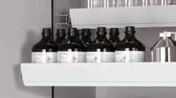 [EN]: Pull-out tray standard 60kg 29L RAL7035 Q90 S90 1200mm