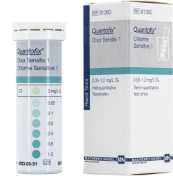 [EN]: Quantofix&reg; test strips, chlorine Sensitive 7x60 mm, pack of 50 test strips