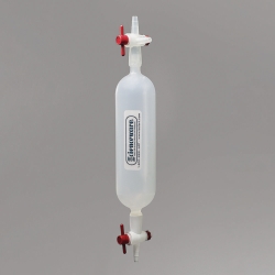 Gas sampling tubes, PP, one straight bore stopcock and one 3-way stopcock