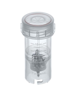 Tubo con elemento agitador BMT-20-S-IVD.50 estéril, etiqueta DIV, bolas de acero inoxidable, tapa de membrana,5 ml solución NaC