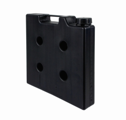 Space saving canisters, HDPE, electrically conductive