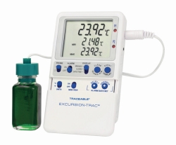 Registrador de datos de temperatura Traceable® Excursion-Trac™, con sonda de 1 botella.