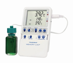 Registrador de datos de temperatura Traceable® Memory-Loc™, con sonda de 1 botella.