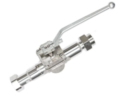 Shut-off valve M38x1.5 female/male (-60...+200&deg;C)