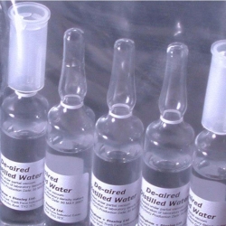 [EN]: Deaired bi-distilled water (density meter), 10ml glass vials, pack of 5