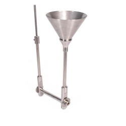 [EN]: Polarimeter tube, XPC, funnel, stainless steel silica windows, 100 mm