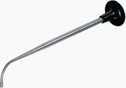 Soldering iron with plastic mouthpiece