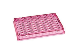 twin.tec&reg; Trace PCR Plate 96 skirted, PCR clean, fuchsia, pack of 25