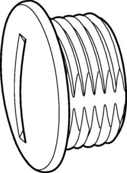 Standard venting plug made of PP for Varispenser 2(x) all sizes