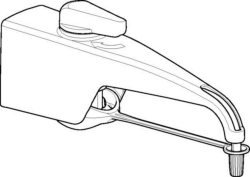 Discharge tube for Varispenser 2x with nominal volume 2, 5, or 10mL