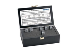 [EN]: BioPhotometer D30 reference filter set for checking the wavelength and photometric accuracy