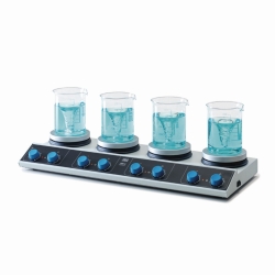 Agitador magnético multiposición con calefacción AM 4