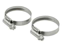 Hose clamps, size 5 for fabric hose 1" l.w., pack of 2
