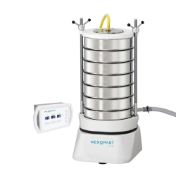 Tamizadora analizadora EML 315 digital plus N con sistema de sujeción rápida TwinNut