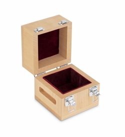 [EN]: Wooden weight box, 5 kg for F2 + M1, Checkweight