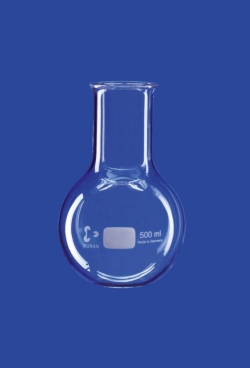 [EN]: Flat bottom flask 500 ml, wide neck beaded rim