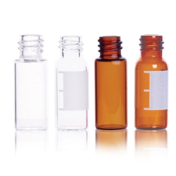 Viales de vidrio de 2 ml con cuello roscado 8-425, 12 x 32 mm, envase de 100
