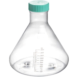 [LLG] Matraces Erlenmeyer, PC, con tapa, HDPE