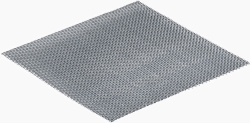 [EN]: Drahtgewebe 160 x 160 mm Stahl, verzinkt