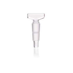 Stopcock keys threaded, SBW glass, ground, bore 4 mm, NS 18.8