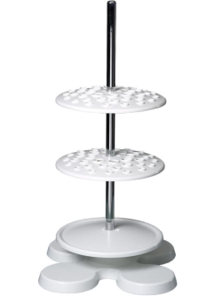 Soporte para pipetas, PP, acero cromado