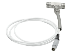 Pt-100 M + R adaptador-LEMO con sonda de acero inoxidable con cable de conexión, protección contra dobladuras y olivas para man
