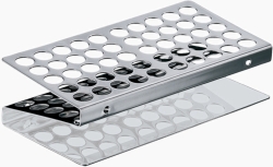 [EN]: Test tube rack stainless, hole diameter 14.5 mm