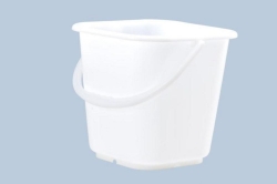 [EN]: Industry-bucket 14 L, nature quadratic, HD-PE