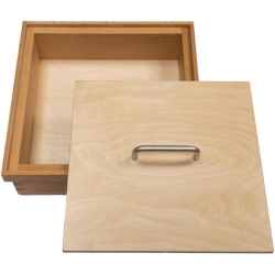 [EN]: Catching case for analysing sieves 300x300x80 mm