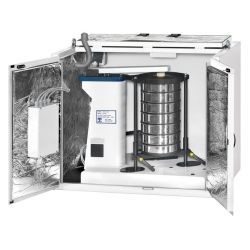 Analysing sieve machine TYLER Ro-Tap&reg; RX-29 incl. soundproofing cabinet, 278 U/min, for 6 normal or 13 half high analysing siev