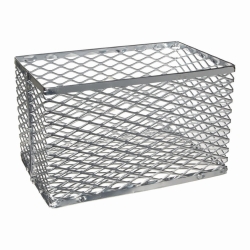 [EN]: Test tube basket, aluminium 256x152x152mm