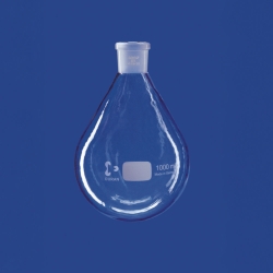Matraces de evaporación con esmerilado cónico, DURAN®, con revestimiento PUR