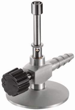 Mikro bunsen burner, natural gas air regulation, needle valve