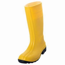 [EN]: PVC safetz boots, size 39 yellow, steel cap, steel midsole