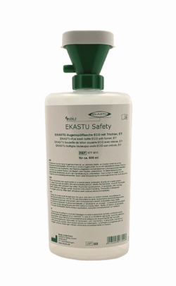 EKASTU-Eye-wash bottle ECO 600ml, with funnel, empty