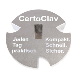 [EN]: Instrument plate with 3 feet for CERTOCLAV