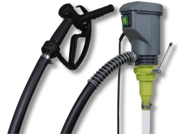 [EN]: Electric barrel pump Petro with pump nozzle, 40l/min 230 V, appr. 40 l / min. output